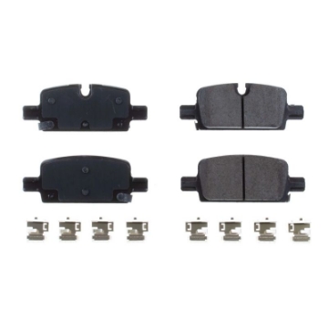 Picture of Power Stop 2019 Chevrolet Silverado 1500 Rear Z17 Evolution Ceramic Brake Pads w-Hardware