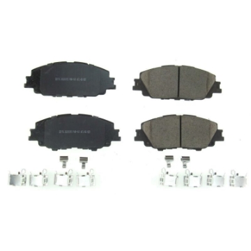 Picture of Power Stop 2019 Toyota Corolla Front Z17 Evolution Ceramic Brake Pads w-Hardware