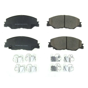 Picture of Power Stop 2019 Honda Insight Front Z17 Evolution Ceramic Brake Pads w-Hardware