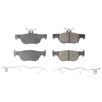 Picture of Power Stop 2019 Mazda 3 Rear Z17 Evolution Ceramic Brake Pads w-Hardware