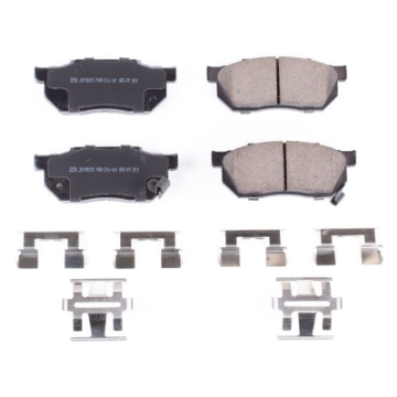Picture of Power Stop 88-91 Honda CRX Front Z17 Evolution Ceramic Brake Pads w-Hardware