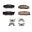 Picture of Power Stop 90-92 Infiniti M30 Front Z17 Evolution Ceramic Brake Pads w-Hardware