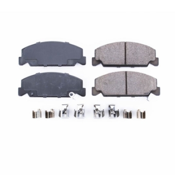 Picture of Power Stop 90-00 Honda Civic Front Z17 Evolution Ceramic Brake Pads w-Hardware