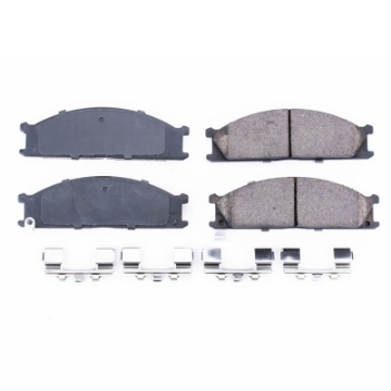 Picture of Power Stop 86-94 Nissan D21 Front Z17 Evolution Ceramic Brake Pads w-Hardware
