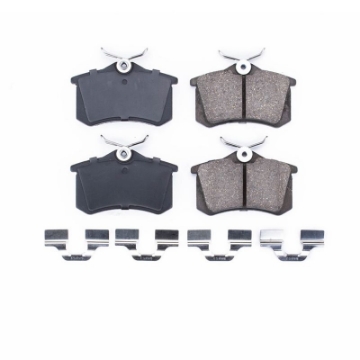 Picture of Power Stop 10-13 Audi A3 Rear Z17 Evolution Ceramic Brake Pads w-Hardware