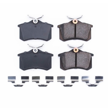 Picture of Power Stop 03-04 Audi A4 Rear Z17 Evolution Ceramic Brake Pads w-Hardware