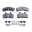 Picture of Power Stop 88-91 Chevrolet C1500 Front Z17 Evolution Ceramic Brake Pads w-Hardware