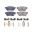 Picture of Power Stop 86-01 Acura Integra Rear Z17 Evolution Ceramic Brake Pads w-Hardware