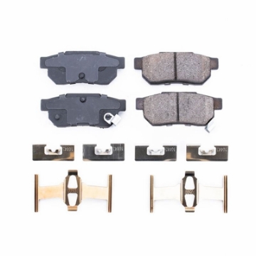 Picture of Power Stop 86-01 Acura Integra Rear Z17 Evolution Ceramic Brake Pads w-Hardware