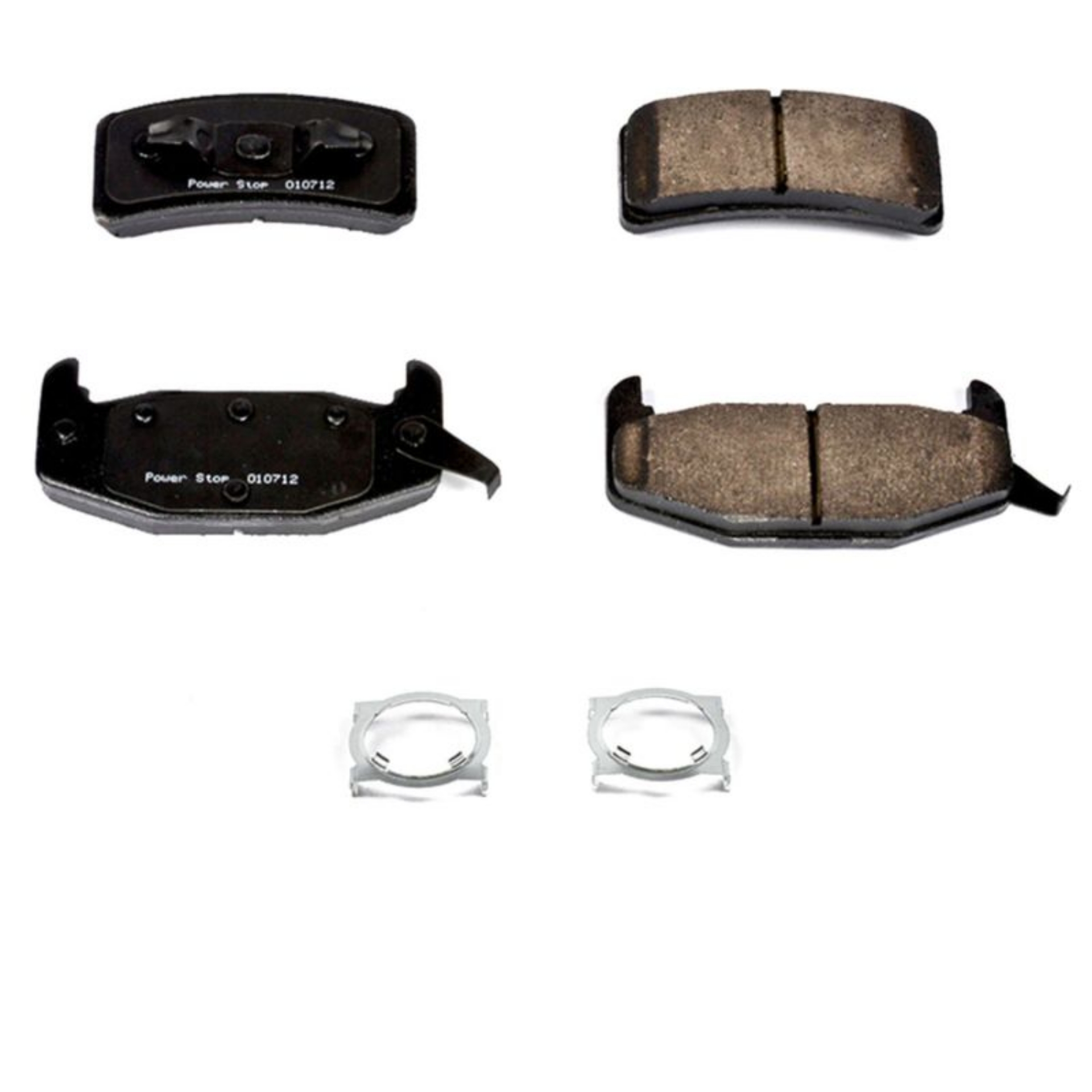 Picture of Power Stop 88-93 Buick Regal Rear Z17 Evolution Ceramic Brake Pads w-Hardware