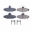 Picture of Power Stop 87-97 Chevrolet Camaro Rear Z17 Evolution Ceramic Brake Pads w-Hardware