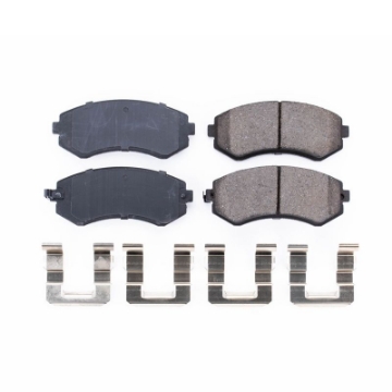 Picture of Power Stop 89-96 Nissan 240SX Front Z17 Evolution Ceramic Brake Pads w-Hardware