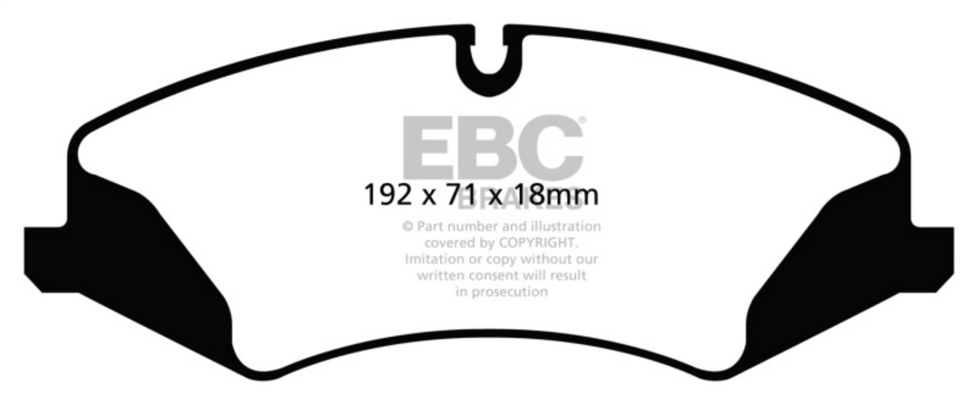 Picture of EBC 14+ Land Rover LR4 3-0 Supercharged Yellowstuff Front Brake Pads
