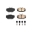 Picture of Power Stop 1991 BMW 318i Front or Rear Z17 Evolution Ceramic Brake Pads w-Hardware