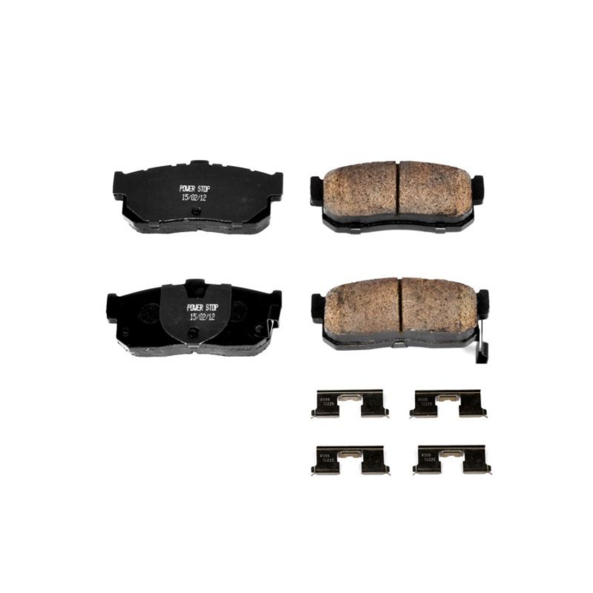 Picture of Power Stop 91-96 Infiniti G20 Rear Z17 Evolution Ceramic Brake Pads w-Hardware