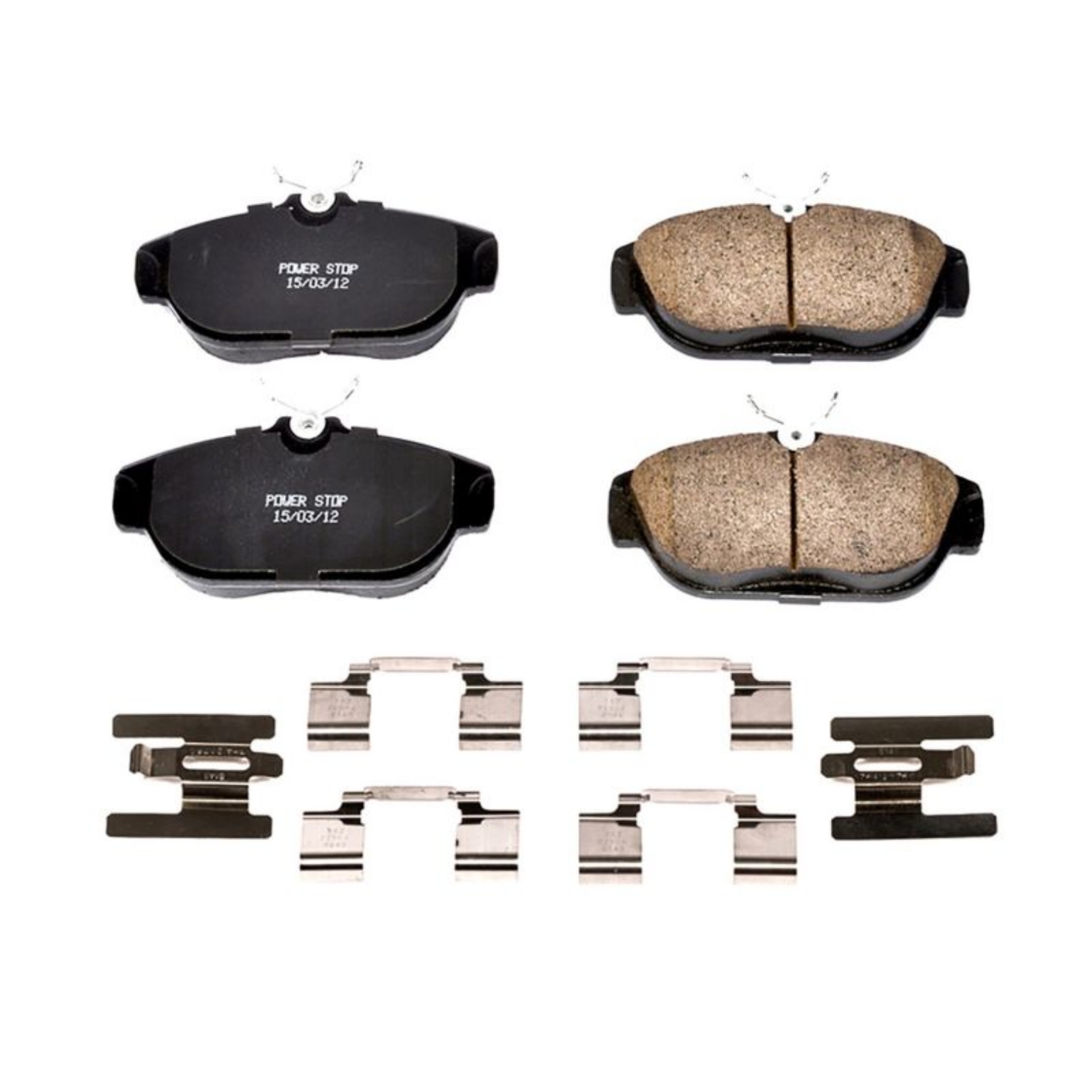 Picture of Power Stop 91-92 Volvo 740 Front Z17 Evolution Ceramic Brake Pads w-Hardware