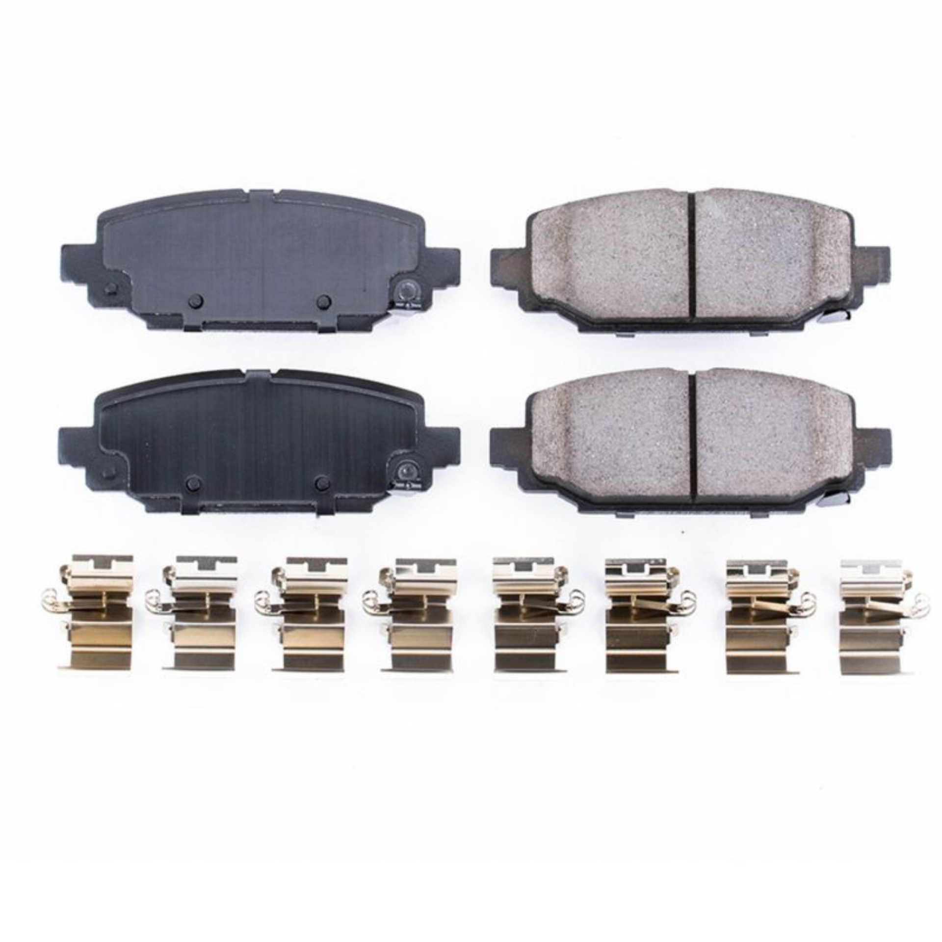 Picture of Power Stop 18-19 Jeep Wrangler Rear Z17 Evolution Ceramic Brake Pads w-Hardware