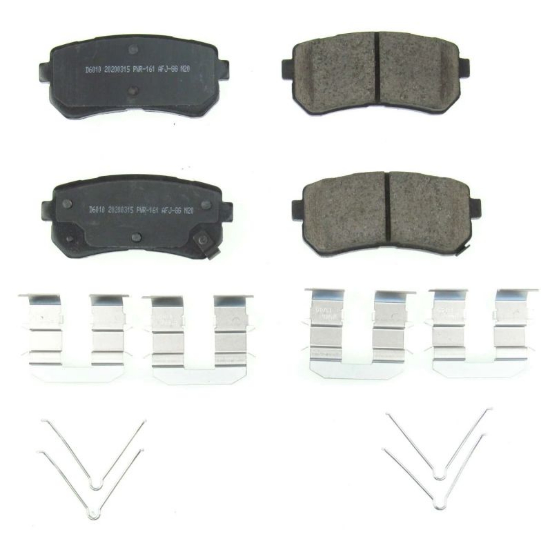 Picture of Power Stop 18-19 Hyundai Kona Rear Z17 Evolution Ceramic Brake Pads w-Hardware