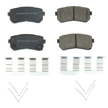 Picture of Power Stop 18-19 Hyundai Kona Rear Z17 Evolution Ceramic Brake Pads w-Hardware