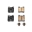Picture of Power Stop 05-06 Chrysler Crossfire Rear Z17 Evolution Ceramic Brake Pads w-Hardware