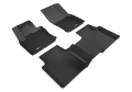 Picture of 3D MAXpider 2018-2019 Volkswagen Tiguan w- 5 Seat Kagu Front & Rear Floormats - Black