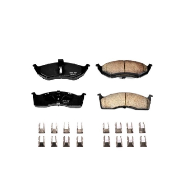 Picture of Power Stop 1997 Chrysler Intrepid Front Z17 Evolution Ceramic Brake Pads w-Hardware