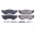 Picture of Power Stop 97-02 Ford Expedition Front or Rear Z17 Evolution Ceramic Brake Pads w-Hardware