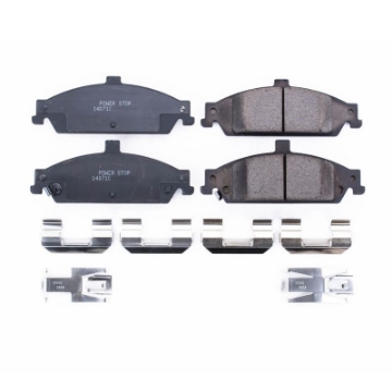 Picture of Power Stop 04-05 Chevrolet Classic Front Z17 Evolution Ceramic Brake Pads w-Hardware