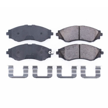 Picture of Power Stop 04-11 Chevrolet Aveo Front Z17 Evolution Ceramic Brake Pads w-Hardware