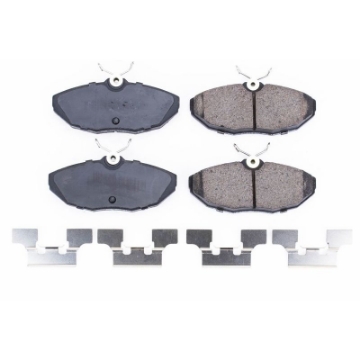 Picture of Power Stop 2005 Jaguar Vanden Plas Rear Z17 Evolution Ceramic Brake Pads w-Hardware