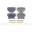 Picture of Power Stop 03-06 Pontiac Vibe Rear Z17 Evolution Ceramic Brake Pads w-Hardware