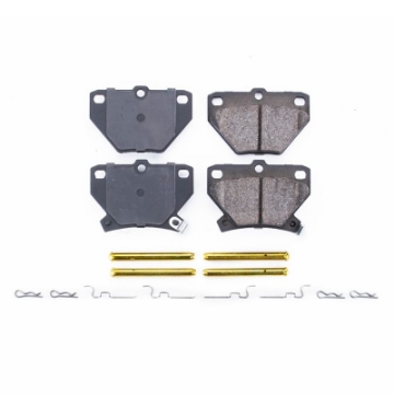Picture of Power Stop 03-06 Pontiac Vibe Rear Z17 Evolution Ceramic Brake Pads w-Hardware