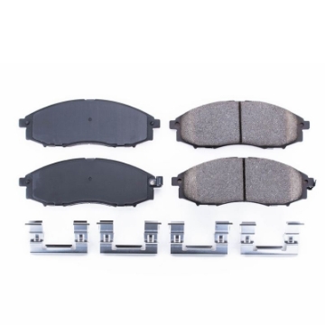 Picture of Power Stop 03-04 Nissan Frontier Front Z17 Evolution Ceramic Brake Pads w-Hardware