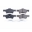 Picture of Power Stop 01-07 Chrysler Town & Country Front Z17 Evolution Ceramic Brake Pads w-Hardware