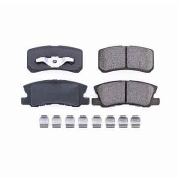 Picture of Power Stop 11-14 Chrysler 200 Rear Z17 Evolution Ceramic Brake Pads w-Hardware