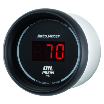 Picture of Autometer Black 0-100 psi Digital Oil Pressure Gauge
