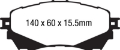 Picture of EBC 14+ Mazda 6 2-5 Ultimax2 Front Brake Pads