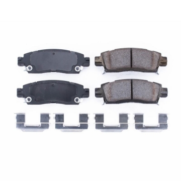 Picture of Power Stop 08-17 Buick Enclave Rear Z17 Evolution Ceramic Brake Pads w-Hardware