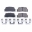 Picture of Power Stop 02-03 Lexus ES300 Rear Z17 Evolution Ceramic Brake Pads w-Hardware