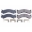 Picture of Power Stop 01-06 Chevrolet Silverado 3500 Rear Z17 Evolution Ceramic Brake Pads w-Hardware