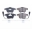 Picture of Power Stop 09-11 Volkswagen CC Front Z17 Evolution Ceramic Brake Pads w-Hardware