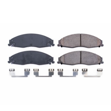 Picture of Power Stop 03-07 Cadillac CTS Front Z17 Evolution Ceramic Brake Pads w-Hardware