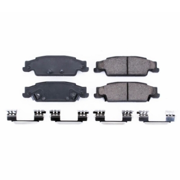 Picture of Power Stop 03-07 Cadillac CTS Rear Z17 Evolution Ceramic Brake Pads w-Hardware