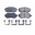 Picture of Power Stop 05-06 Saab 9-2X Front Z17 Evolution Ceramic Brake Pads w-Hardware