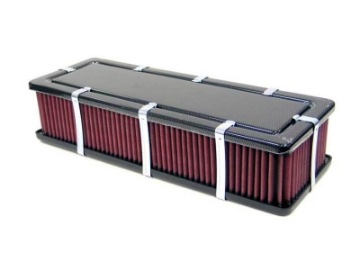 Picture of K&N Custom Racing Assembly - Airbox - Universal Blank - Black - 100mm