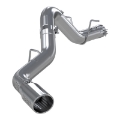 Picture of MBRP 2020+ GMC-Chevy 2500-3500 6-6L Duramax 4in Mand Bent Tubing AL-Ser Cat Back Single Side - Alum