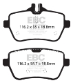 Picture of EBC 14+ Mercedes-Benz S550 4-7 Twin Turbo Yellowstuff Rear Brake Pads