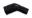 Picture of Vibrant 2-25in ID x 2-50in ID Gloss Black Silicone 45 Degree Transition Elbow