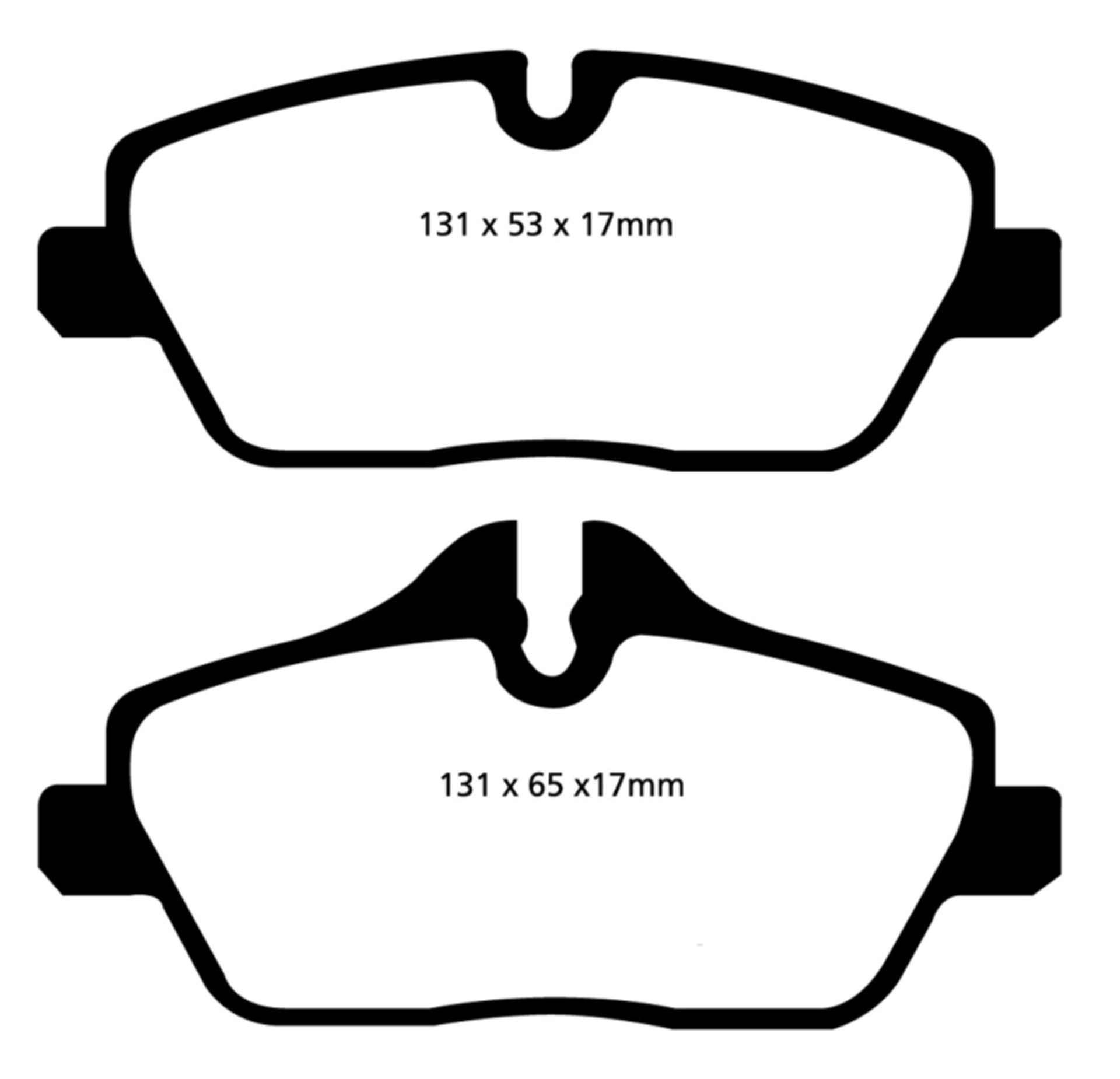 Picture of EBC 14+ Mini Hardtop 1-5 Turbo Cooper Redstuff Front Brake Pads