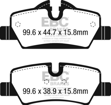 Picture of EBC 14+ Mini Hardtop 1-5 Turbo Cooper Ultimax2 Rear Brake Pads